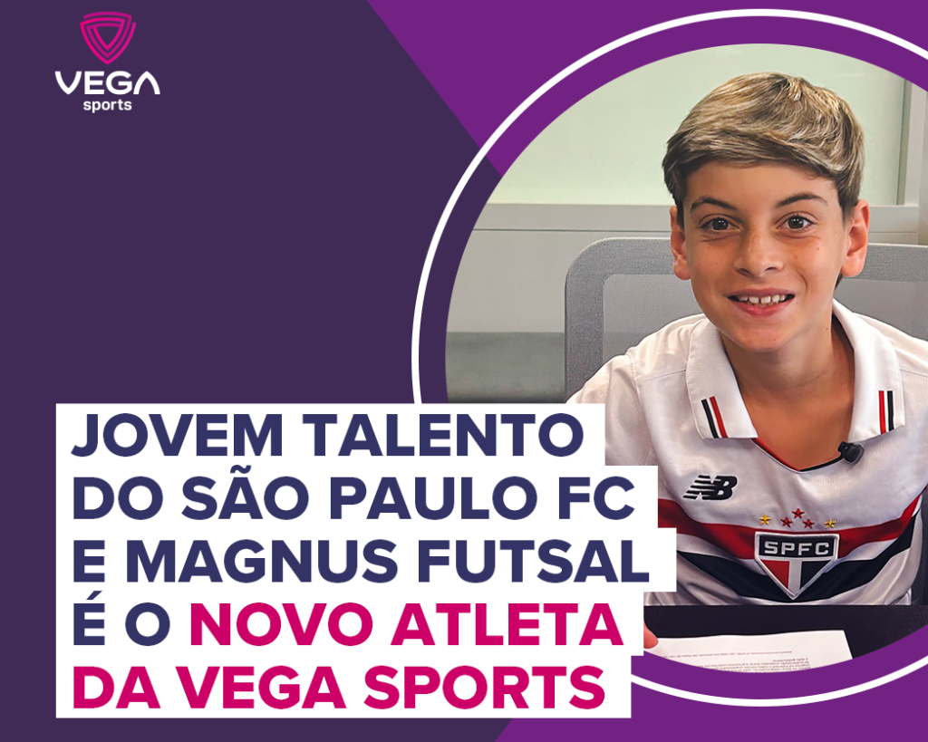 Breno Cancian: Jovem Talento do São Paulo FC e Magnus Futsal é o Novo Atleta da Vega Sports